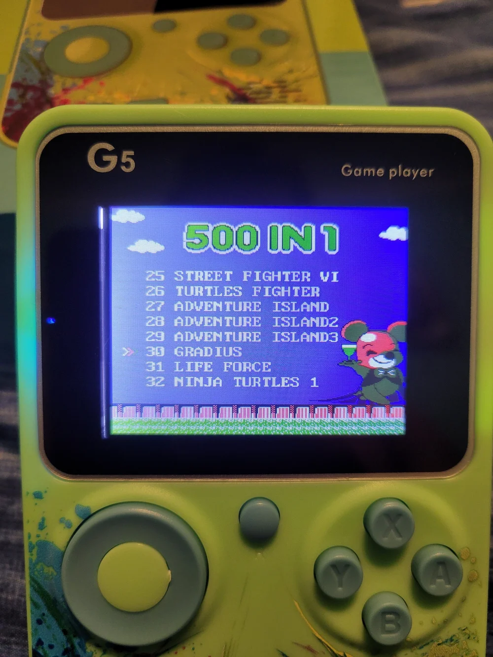 Retro Handheld Game Player - Green